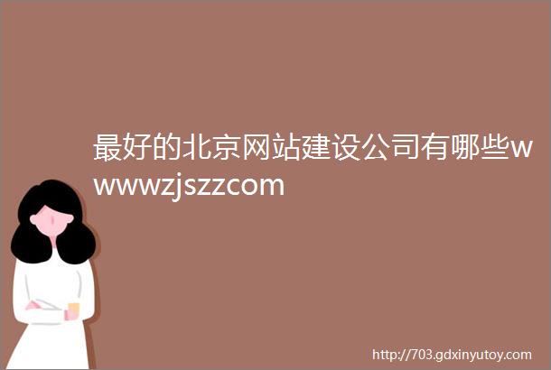 最好的北京网站建设公司有哪些wwwwzjszzcom